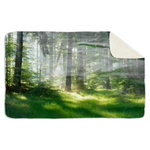 Fleecedeken Bos2, FD2023609, 96x146cm, Polyester Sherpa