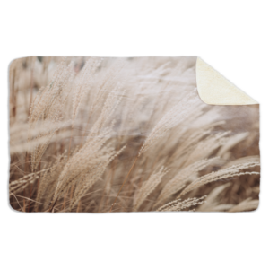 Fleecedeken Pampas gras, 96x146cm, Polyester Sherpa, FD2023614