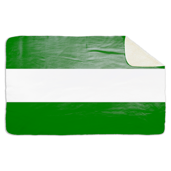 Fleecedeken Vlag Rotterdam, 96x146cm, Polyester Sherpa, FD2023712