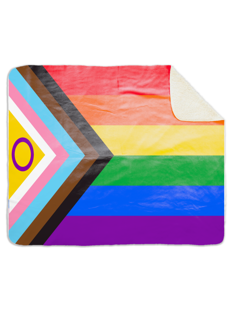 Fleecedeken LGBTQIA+, 96x146cm, Polyester Sherpa, FD2023998
