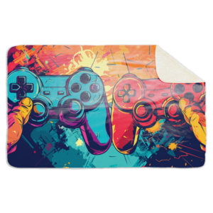 Fleecedeken Gamecontroler, 96x146cm, Polyester Sherpa, FD2025027