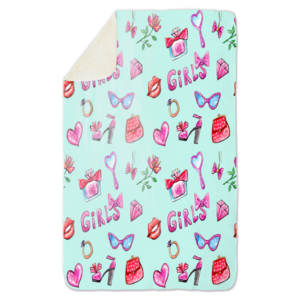 Fleecedeken Girls, 96x146cm, Polyester Sherpa