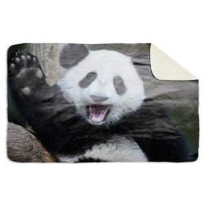 Fleecedeken Panda2, 96x146cm, Polyester Sherpa, FD2025015
