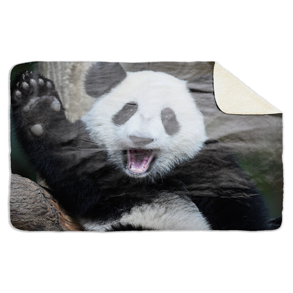 Fleecedeken Panda2, 96x146cm, Polyester Sherpa, FD2025015