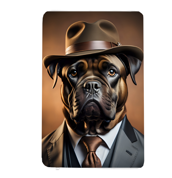 Fleecedeken Dhr Cane corso, FD2023913, 96x146cm, Polyester Sherpa