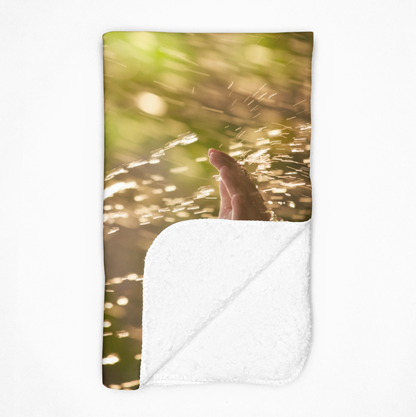 Fleecedeken Zomer in Nederland , 96x146cm, Polyester Sherpa, deken met print - Afbeelding 2