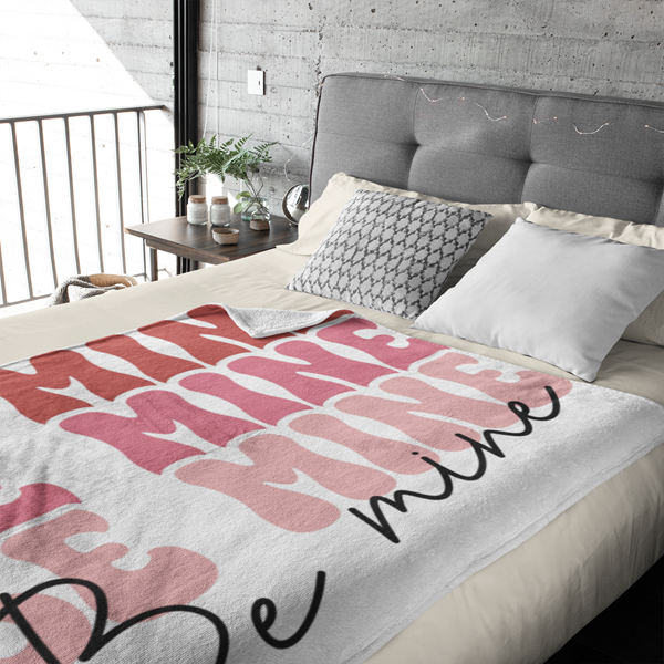 Fleecedeken Be mine, 96x146cm, Polyester Sherpa, FD2024606 - Afbeelding 2