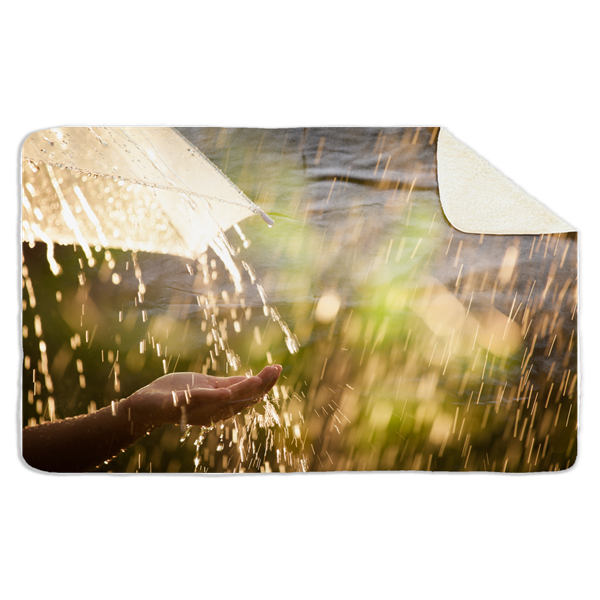 Fleecedeken Zomer in Nederland , 96x146cm, Polyester Sherpa, deken met print